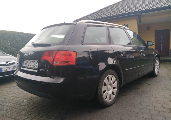 Audi A4 cena 18500 przebieg: 166000, rok produkcji 2007 z Wąbrzeźno małe 232
